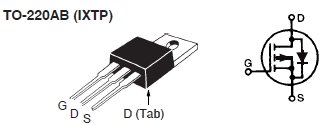IXTP15P15T, Силовой P-канальный MOSFET-транзистор